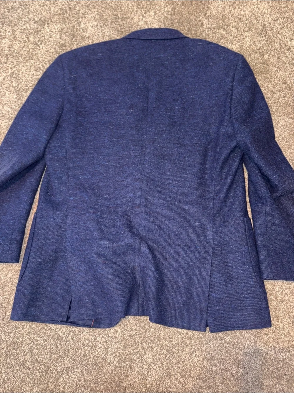 Tweed Renoir artwear blazer sports coat 44 navy